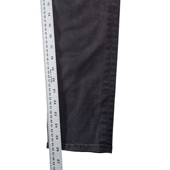 J.Crew Womens Black Stretch Skinny Jeans With Zip Pockets Size 28 - Picture 3 of 7